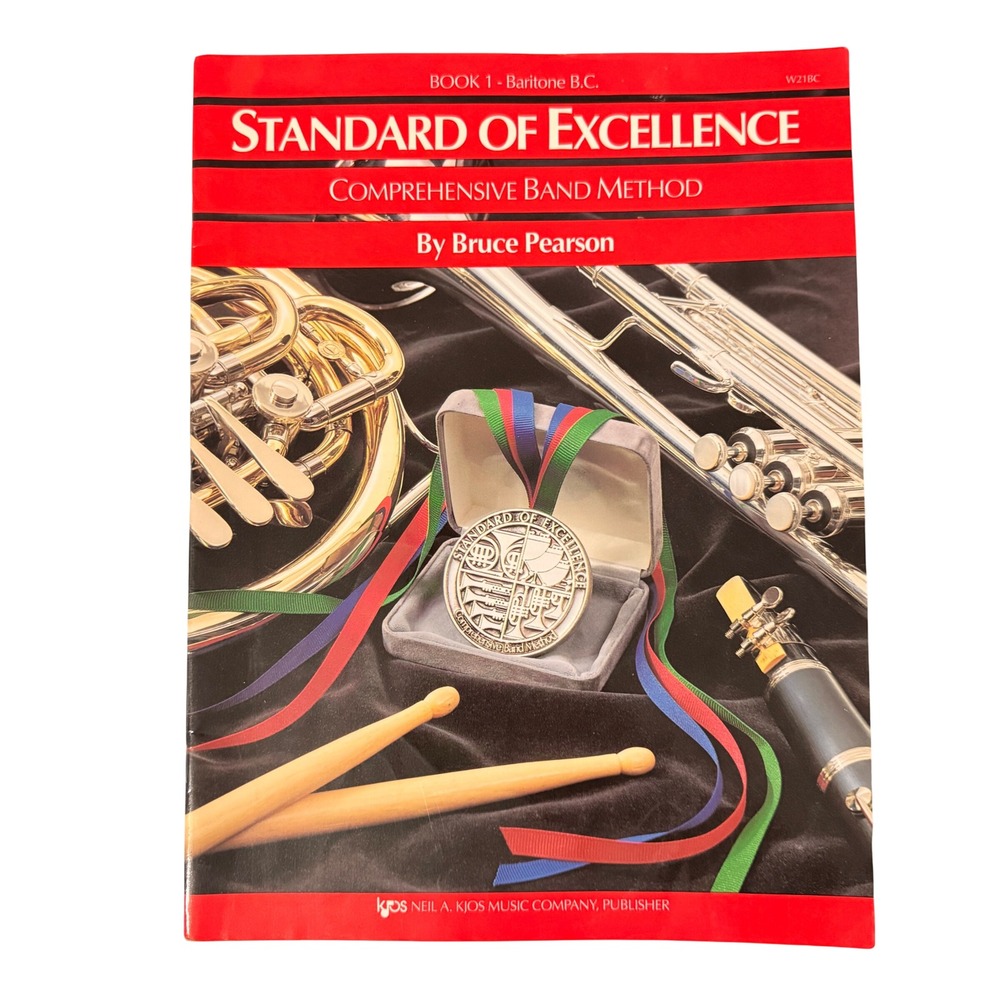 Standard of Excellence Baritone B.C. Book 1 Comprehensive Band Method W21BC